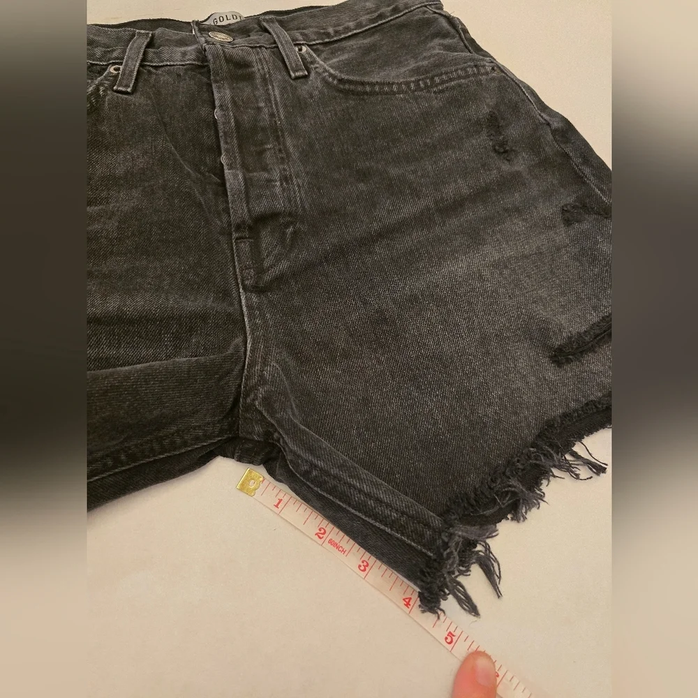 Agolde Riley Denim Shorts Vortex Size 26